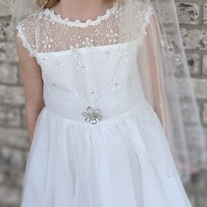 Ivory Flower Girl Dress